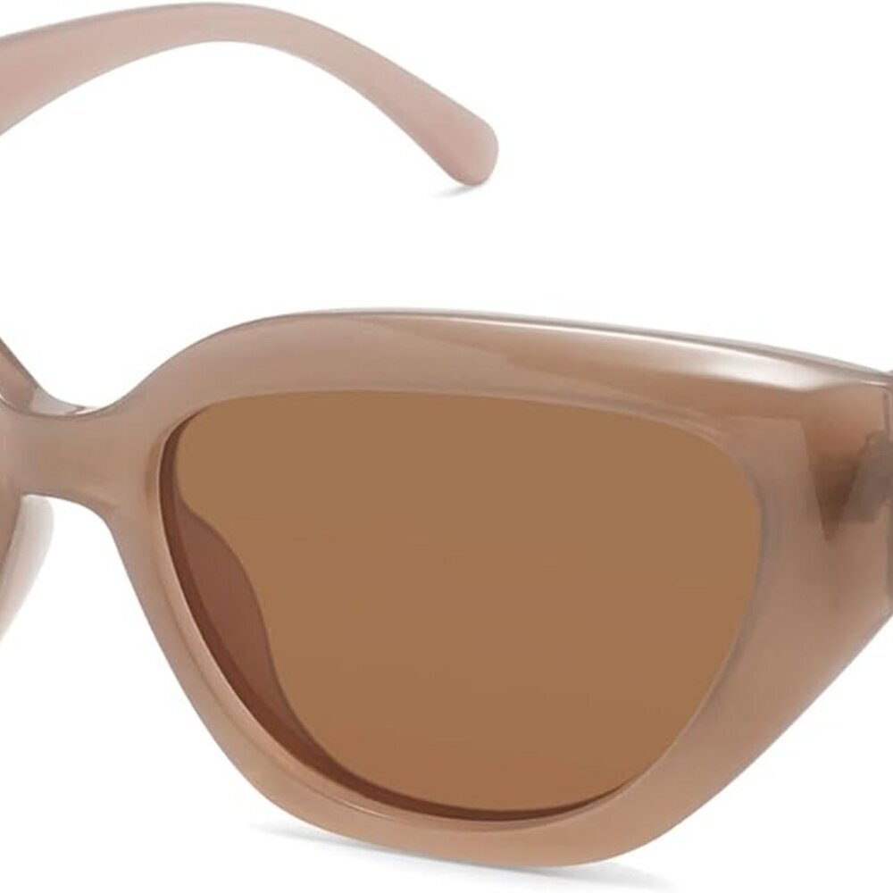 Trendy Cute Cat Eye Polarized Sunglasses for Women Fashion Cateye Womens Sunnies